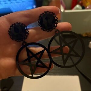 Love Kills Boutique faux plug earrings